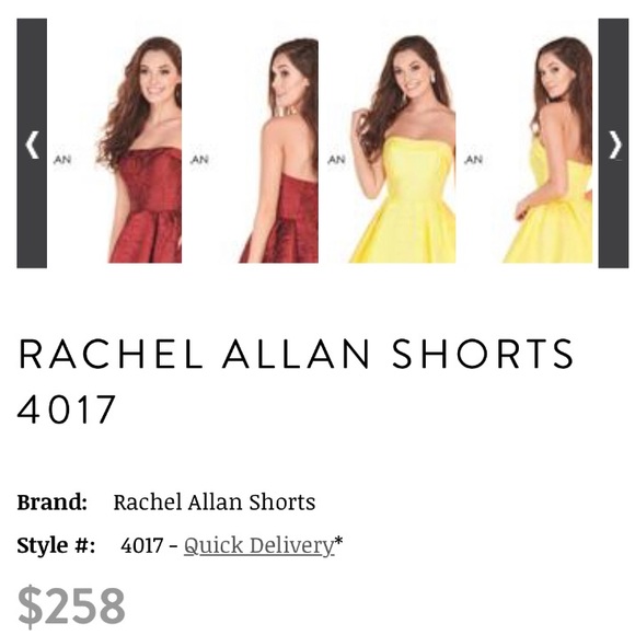 Rachel Allan Yellow Prom/homecoming Dress - Picture 6 of 7
